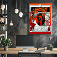Magic Mystery Illusionist Brush Vintage Illustration Poster