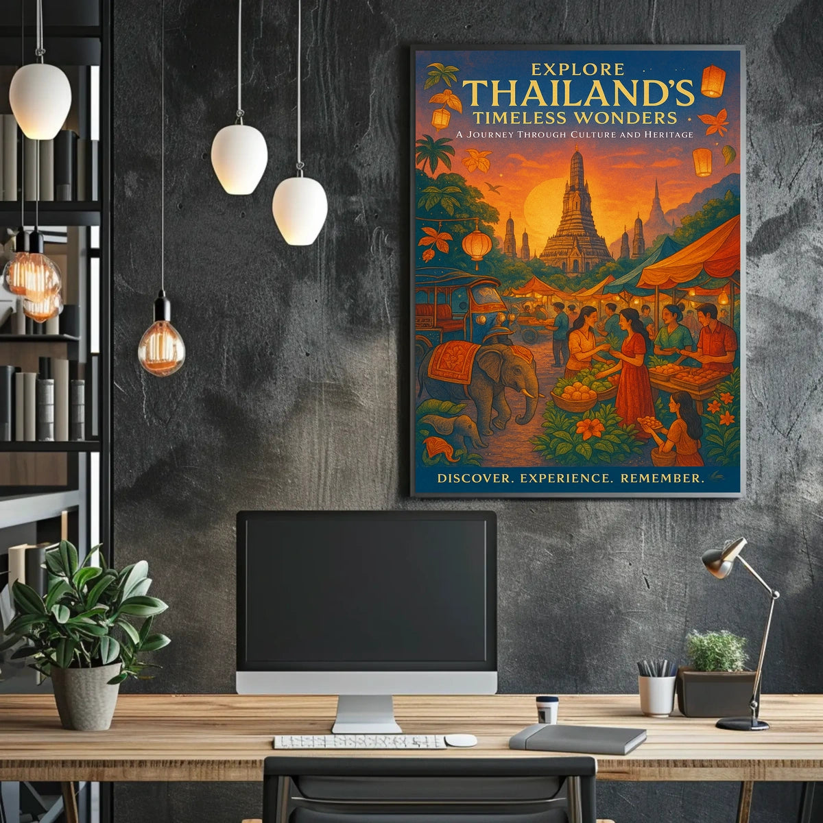 Explore Thailands Timeless Wonders Poster