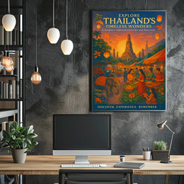 Explore Thailands Timeless Wonders Poster