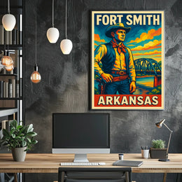 Fort Smith, Arkansas Western Heritage Poster