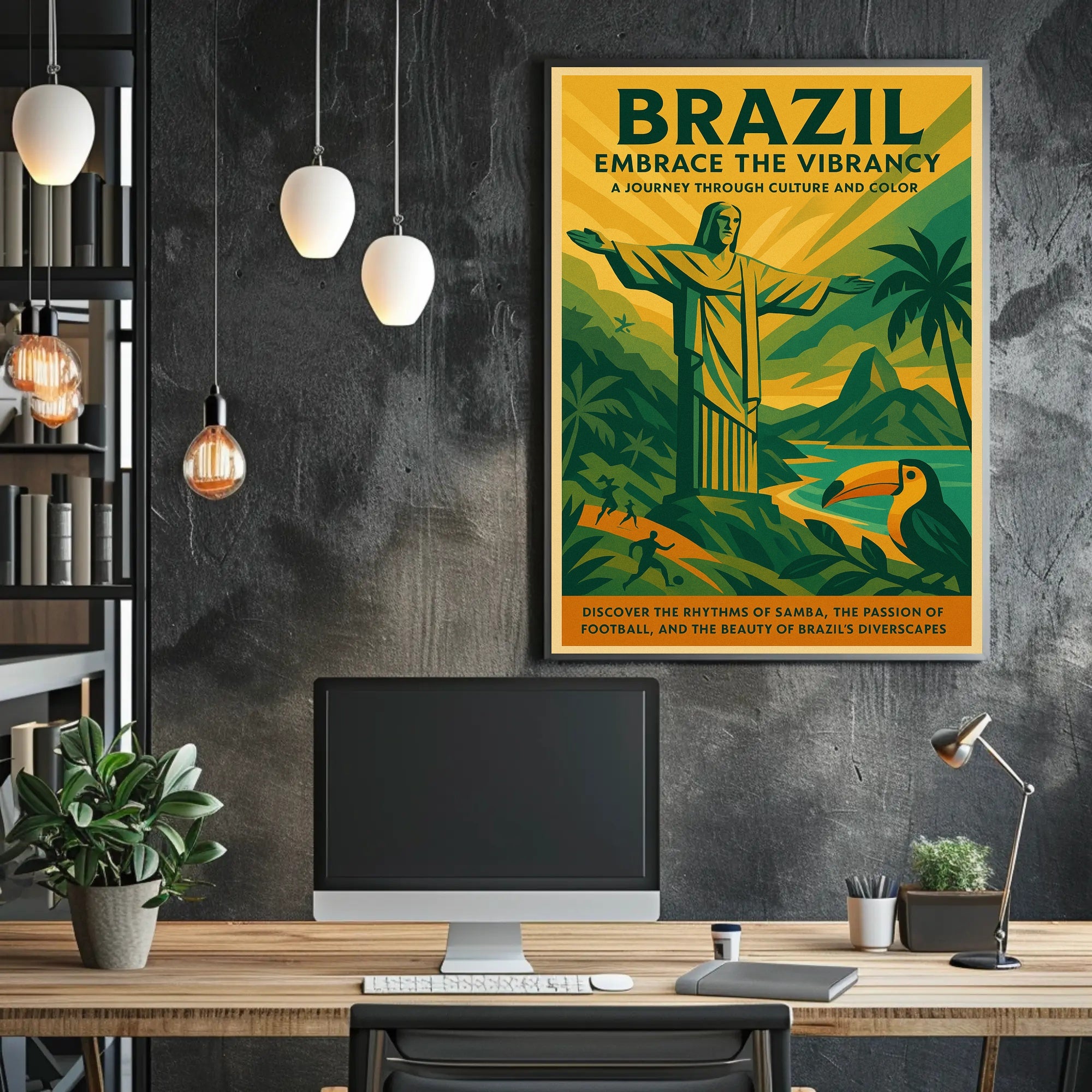 Brazil Embrace the Vibrancy Poster