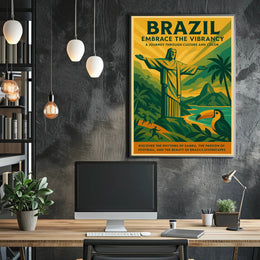 Brazil Embrace the Vibrancy Poster
