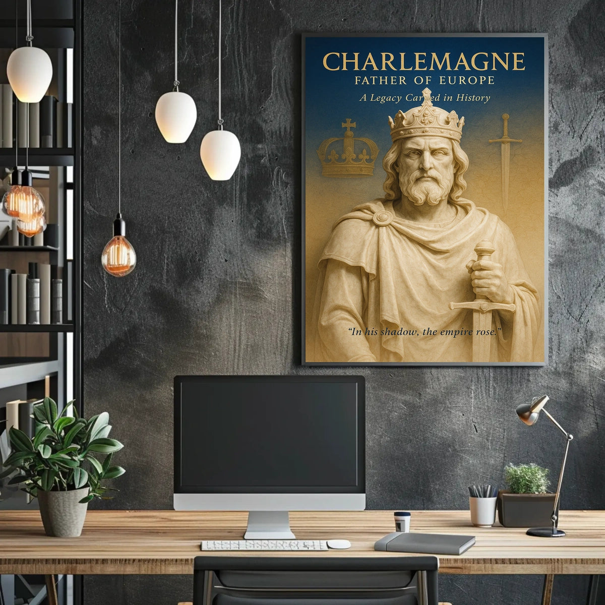 Charlemagne Father Of Europe Poster