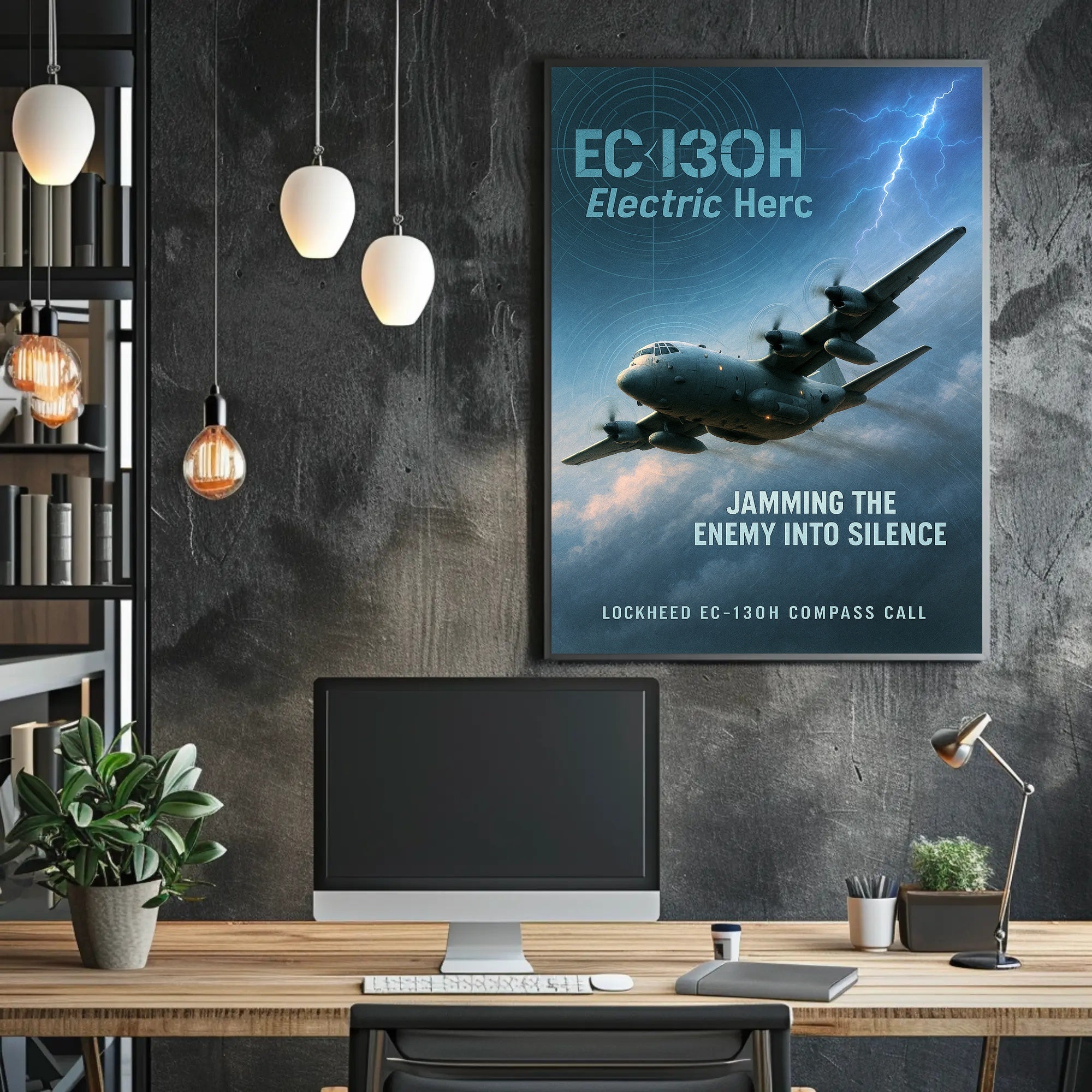 EC-130H Electric Herc Poster PosterGoat