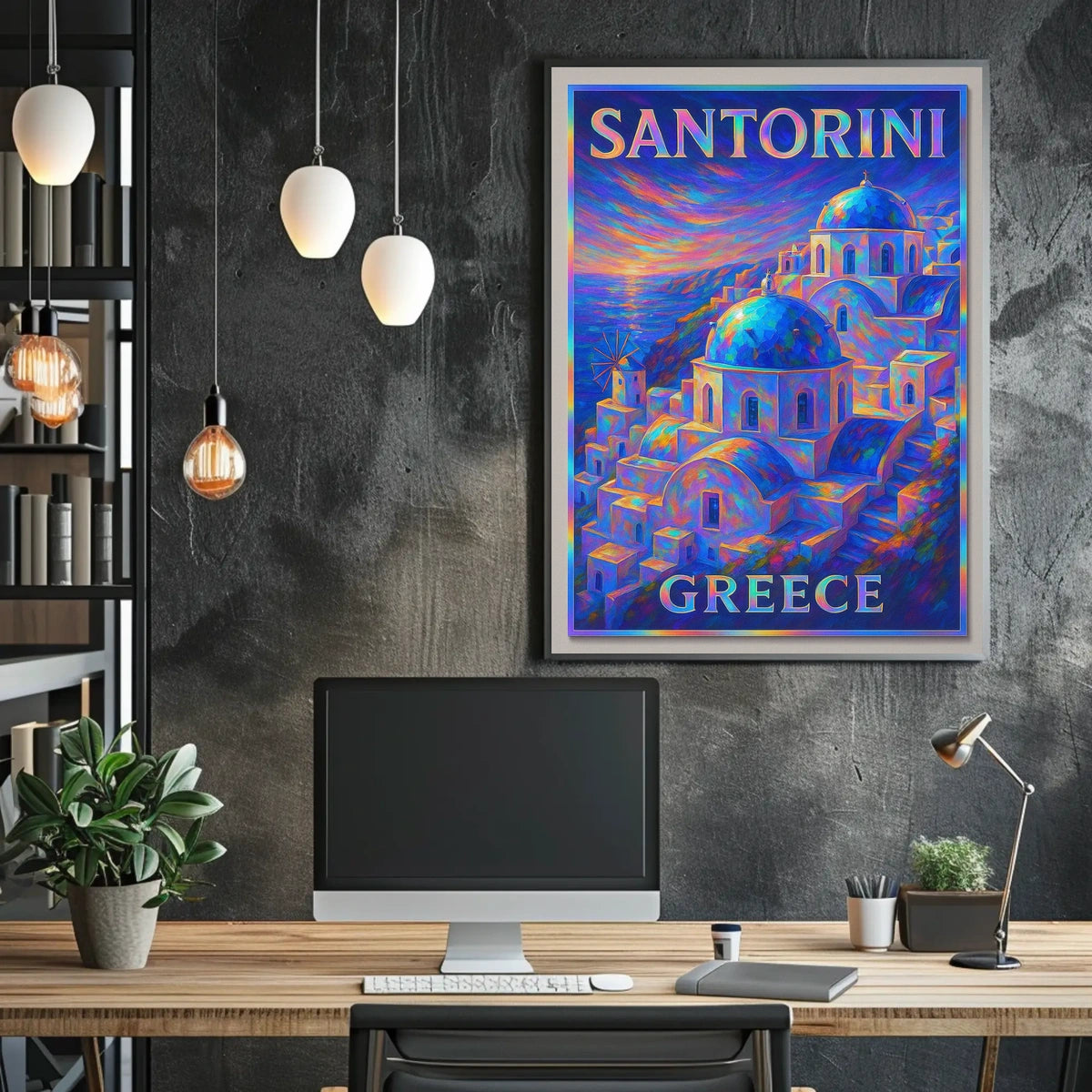 Santorini, Greece Poster