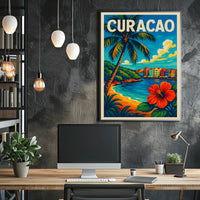 Curacao Island Paradise Poster