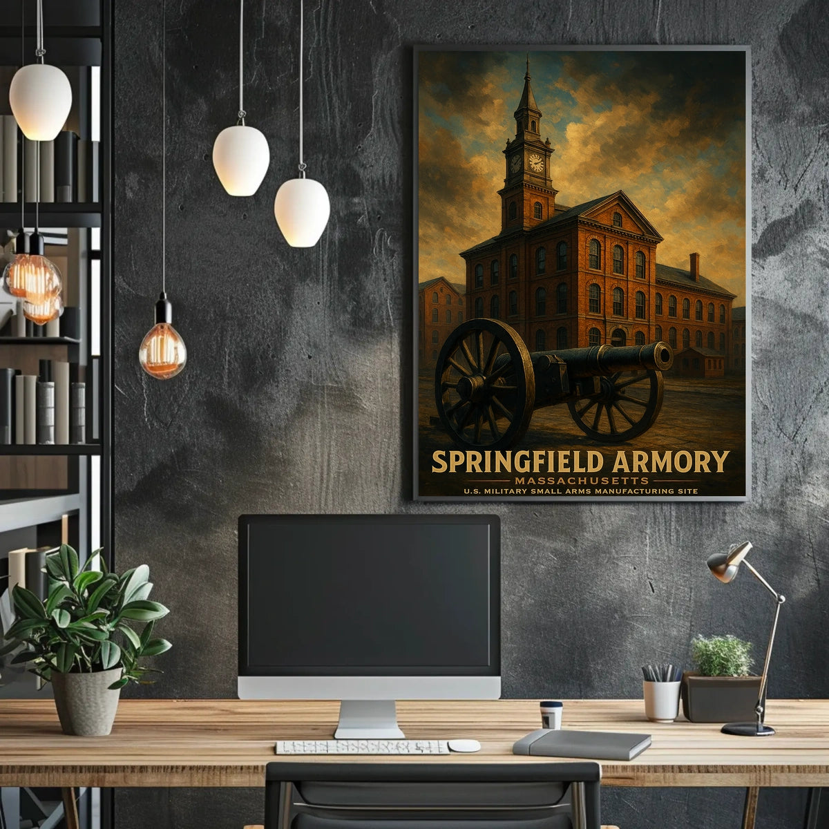 Springfield Armory Historic Military Poster