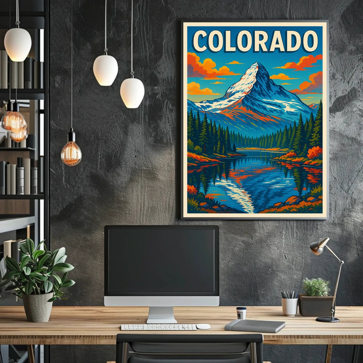Colorado Mountain Landscape Poster