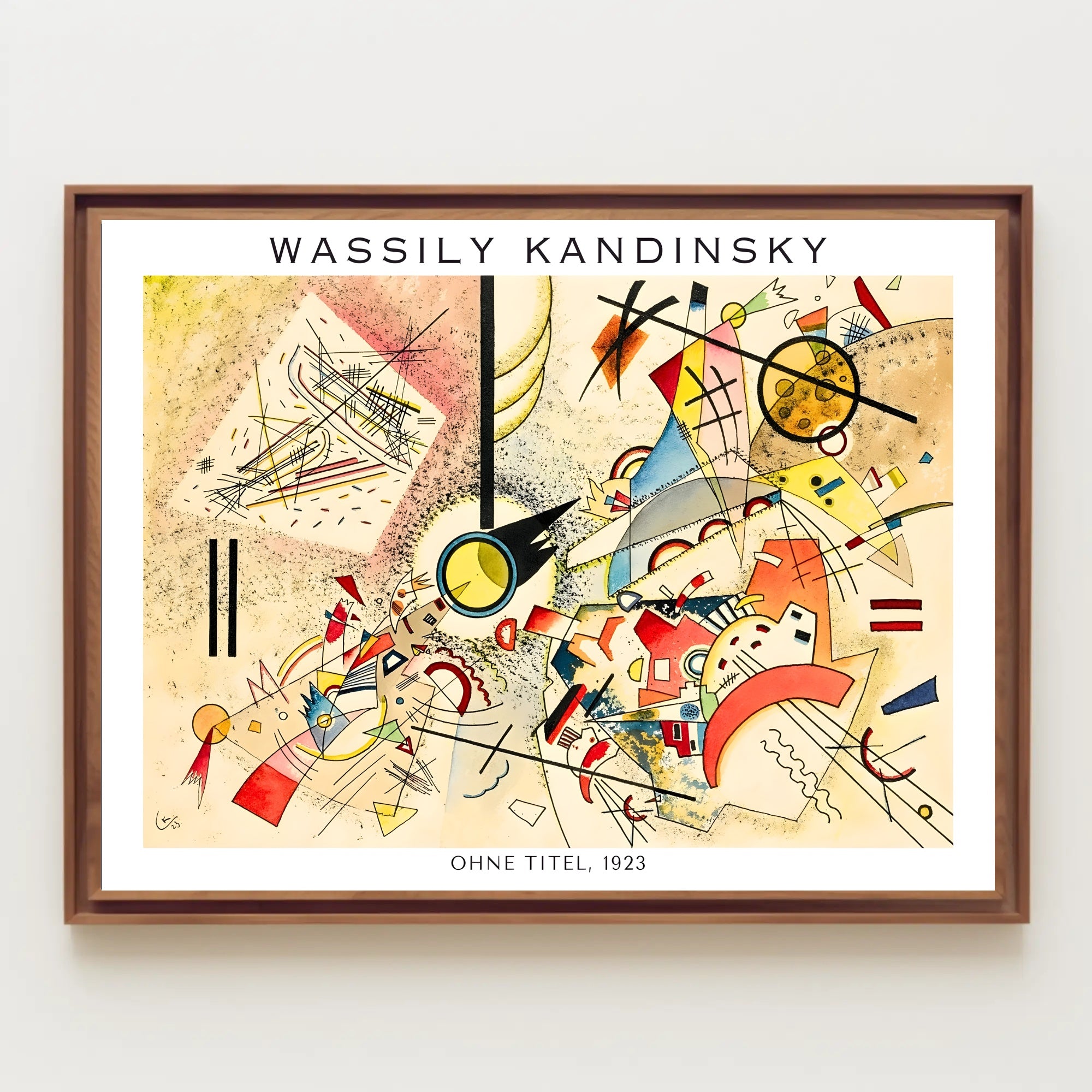 Wassily Kandinsky Ohne Titel 1923 Poster