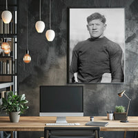 Vintage Athlete Portrait Poster