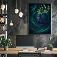 Celestial Stag Poster