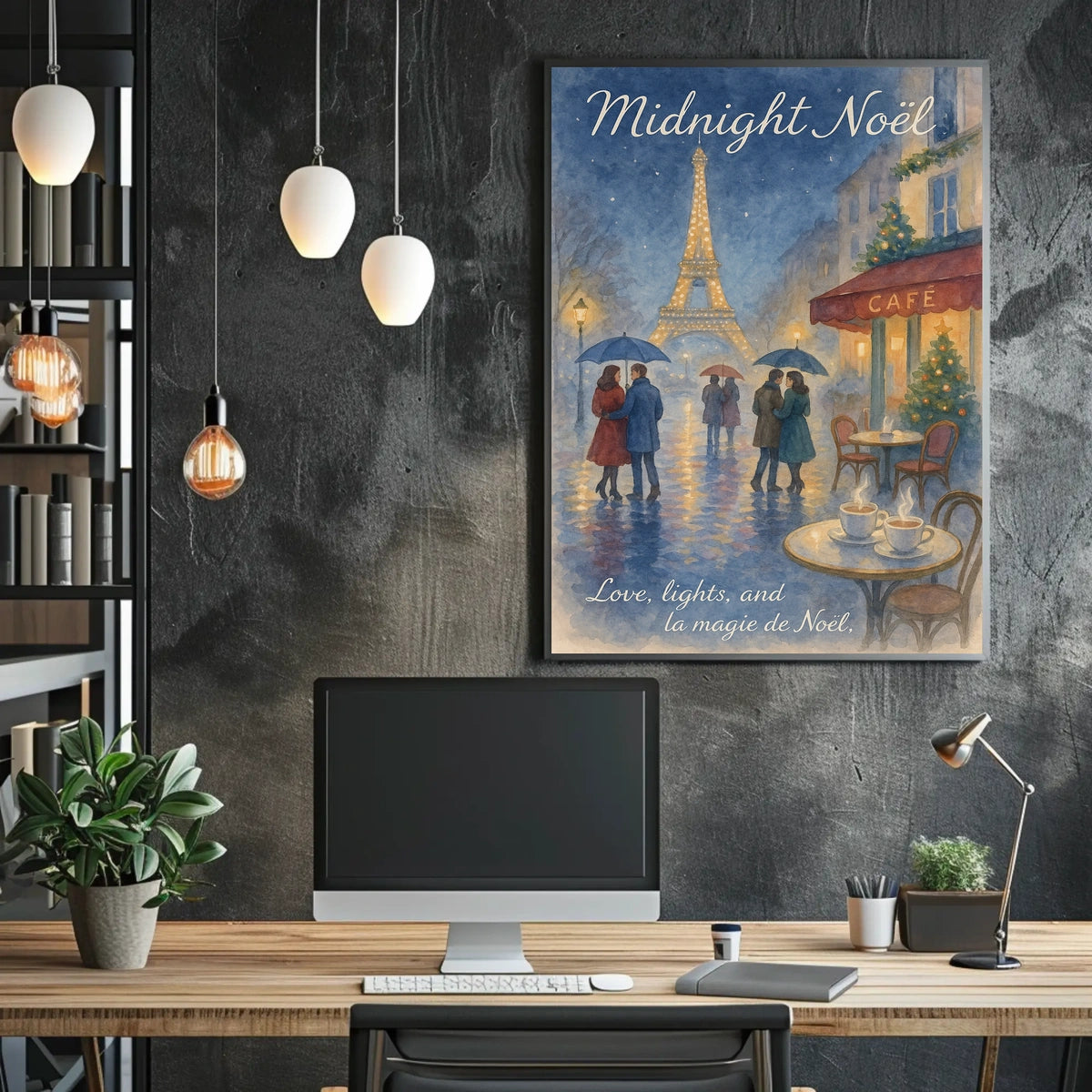 Midnight Noel Nightscape Traveler Poster