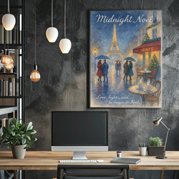 Midnight Noel Nightscape Traveler Poster