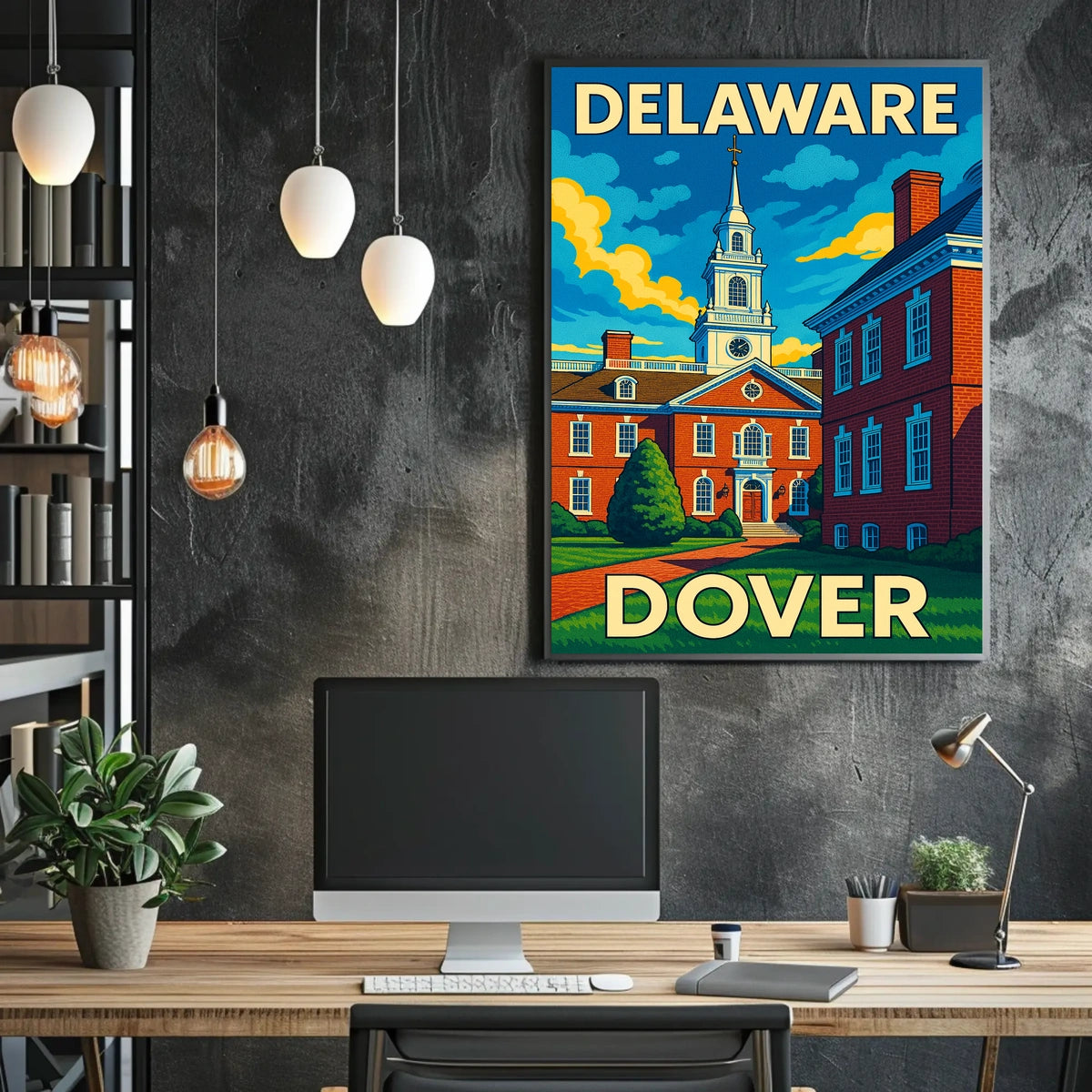 Delaware State Capitol Dover Poster