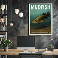 Mudfish Freshwater Species Poster PosterGoat