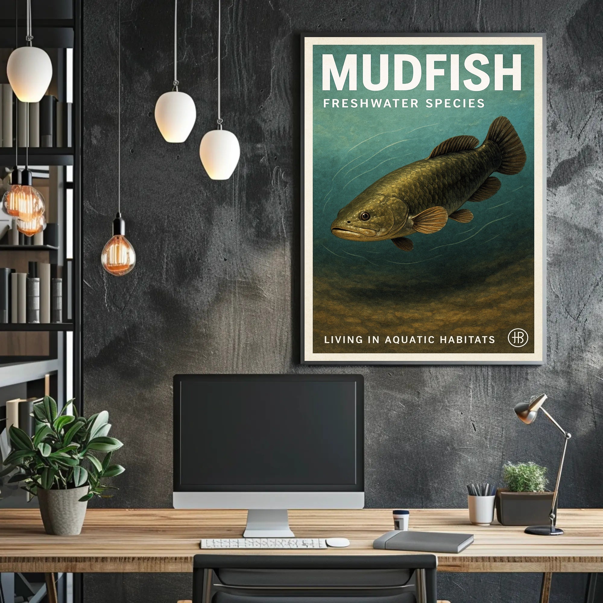 Mudfish Freshwater Species Poster PosterGoat