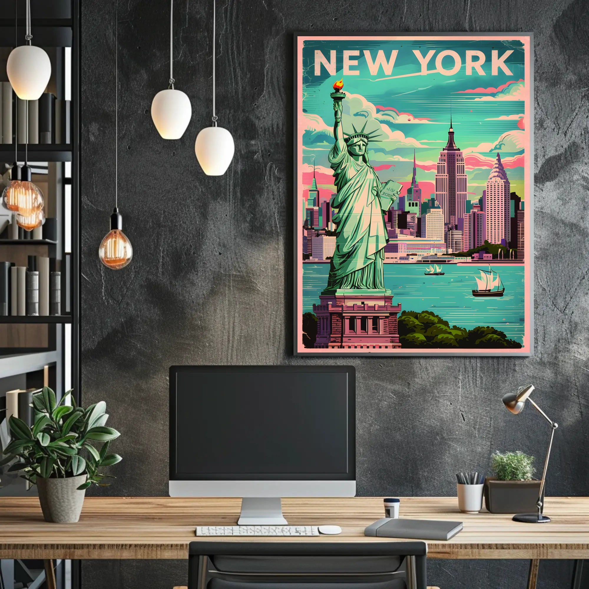 New York City Skyline Poster
