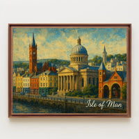 Isle of Man Architectural Charm Poster
