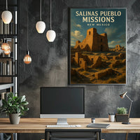 Salinas Pueblo Missions New Mexico Poster