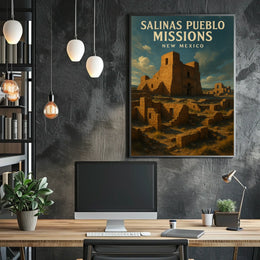Salinas Pueblo Missions New Mexico Poster