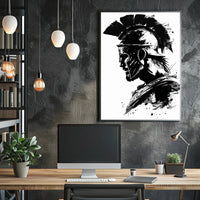 Warrior in Ink Poster PosterGoat