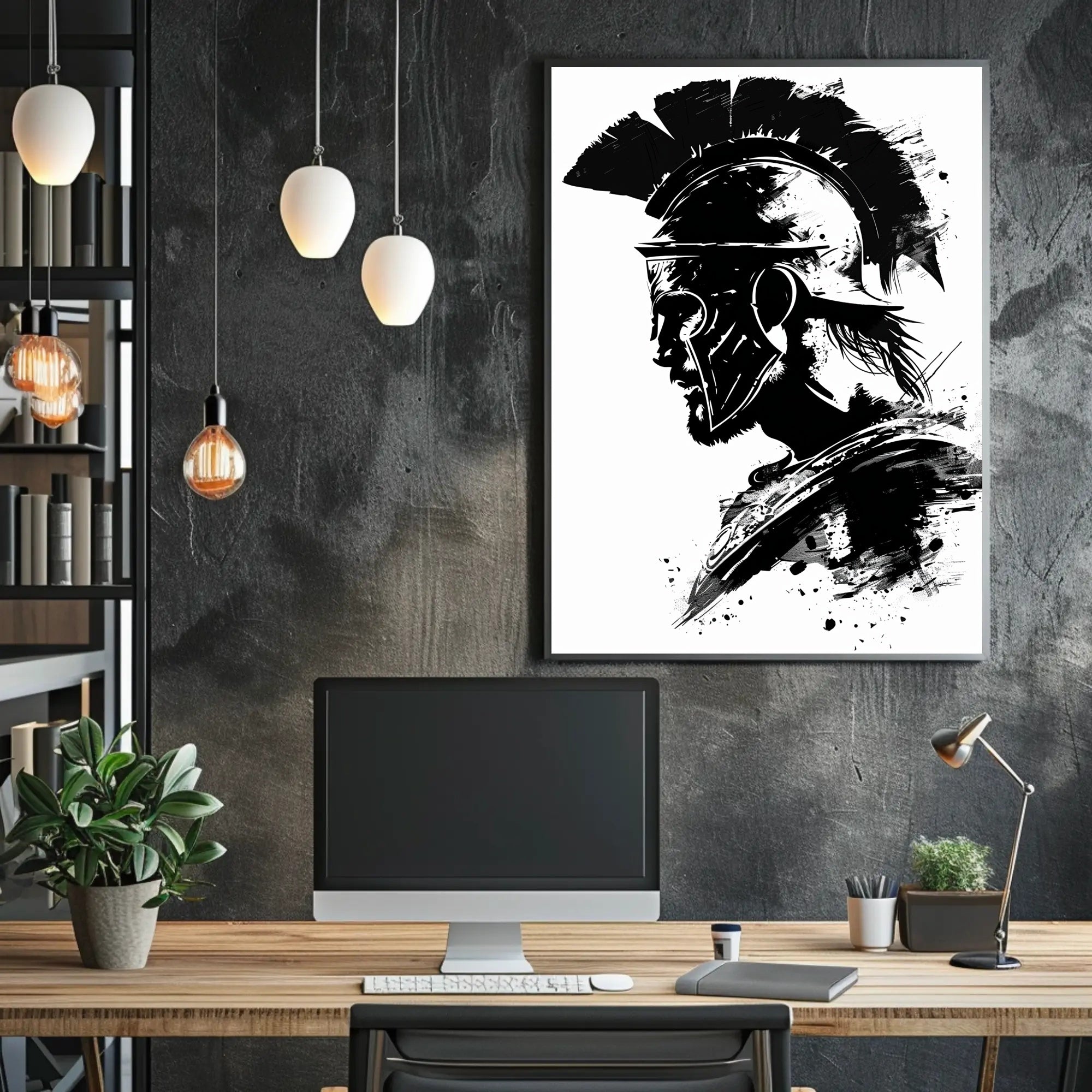 Warrior in Ink Poster PosterGoat