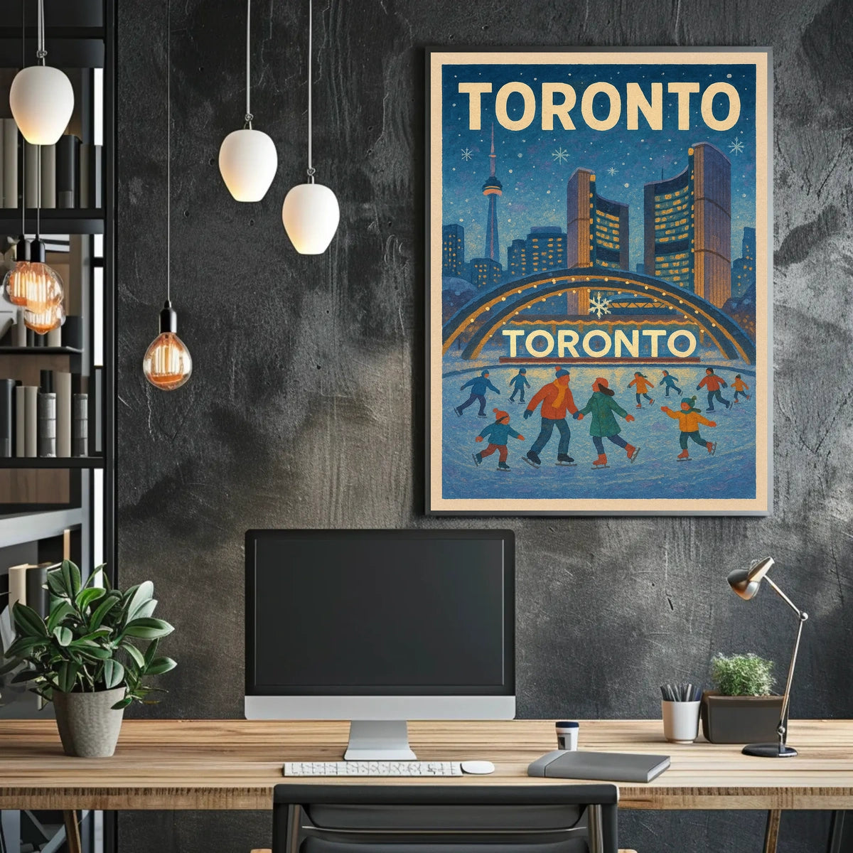 Winter in Toronto Poster