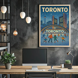 Winter in Toronto Poster