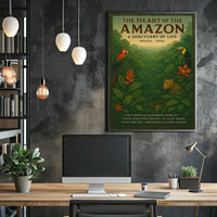 The Heart of the Amazon A Sanctuary of Life Poster