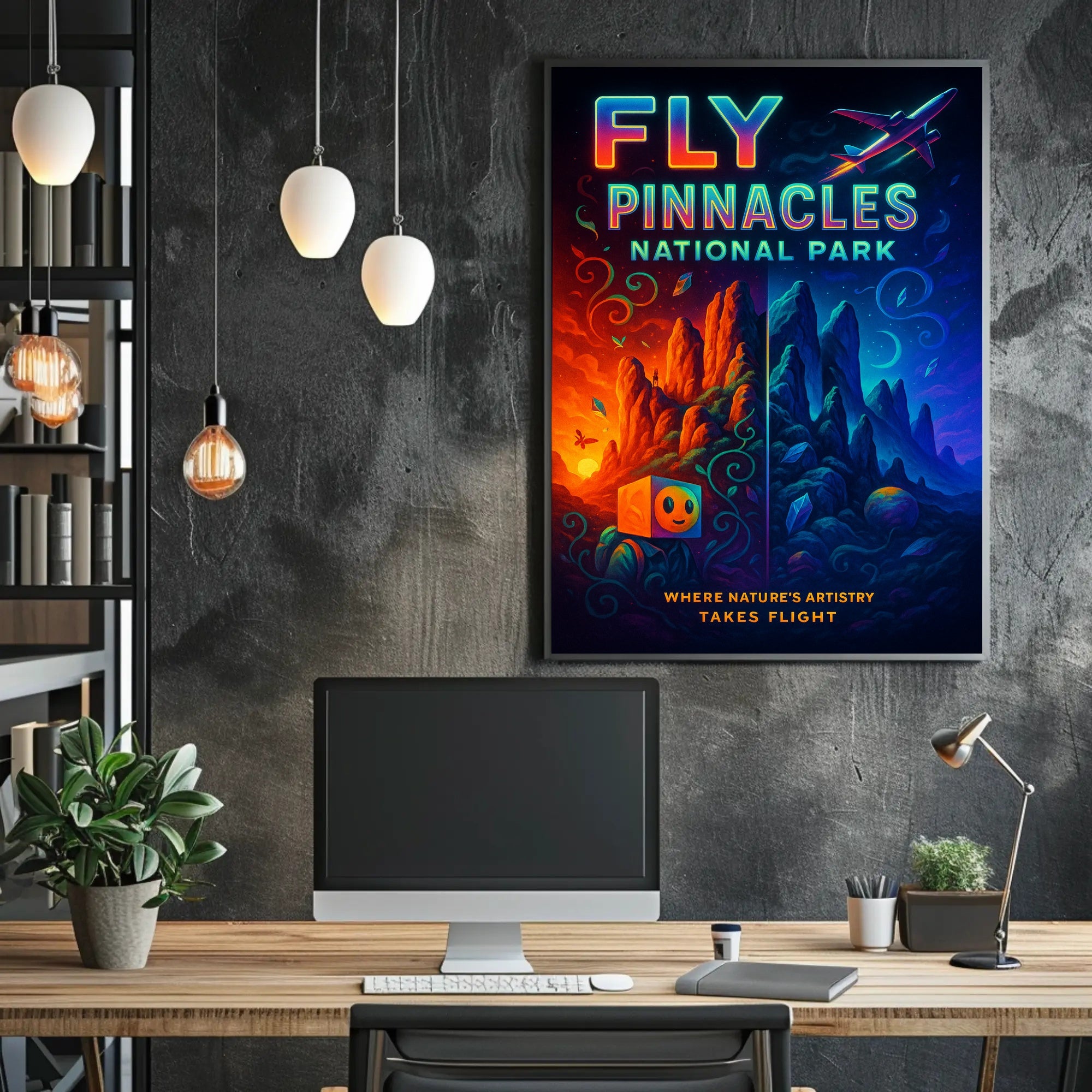 Fly Pinnacles National Park Art Print