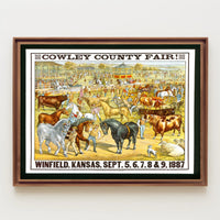 Cowley County Fair 1887 Poster