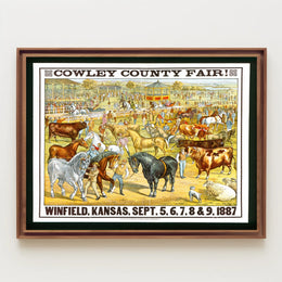 Cowley County Fair 1887 Poster