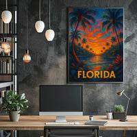 Florida Sunset Poster
