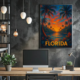 Florida Sunset Poster