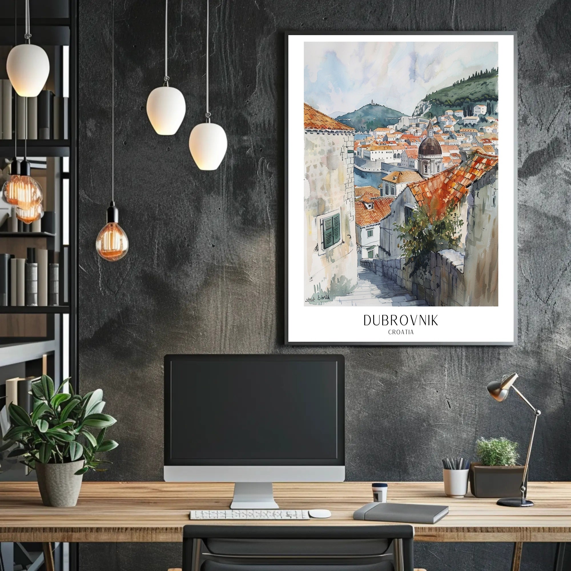 Scenic Dubrovnik Poster PosterGoat