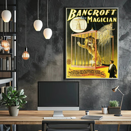 Bancroft The Magician Vintage Poster - Cultural or Heritage Poster