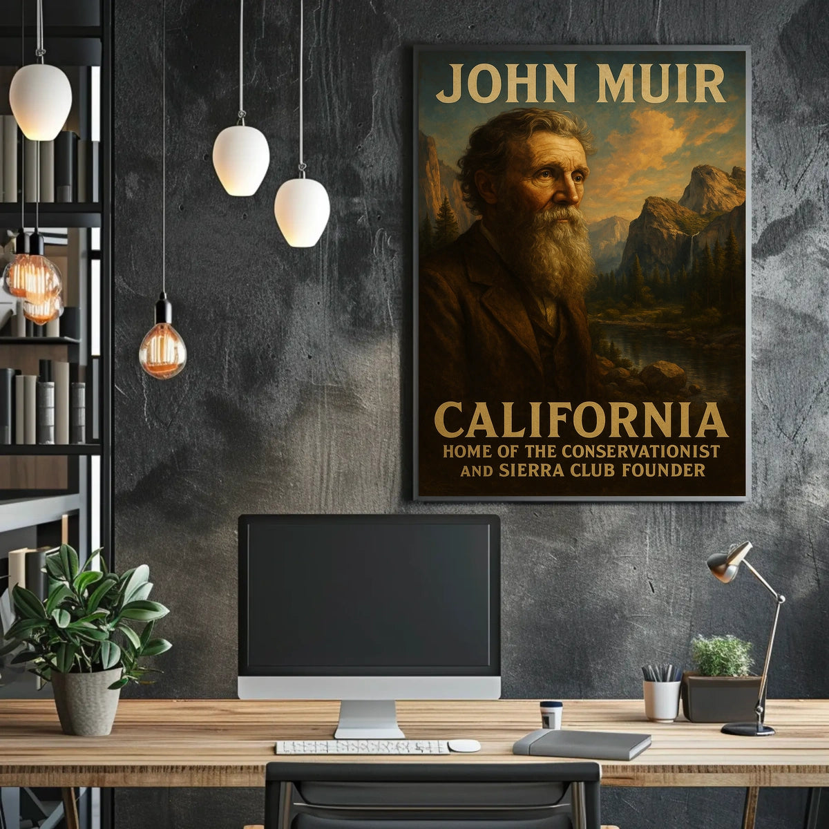 John Muir Conservationist And Sierra Poster