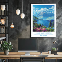 Lake Wakatipu Scenic Poster
