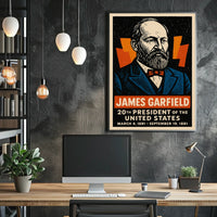 James Garfield 20th President Poster