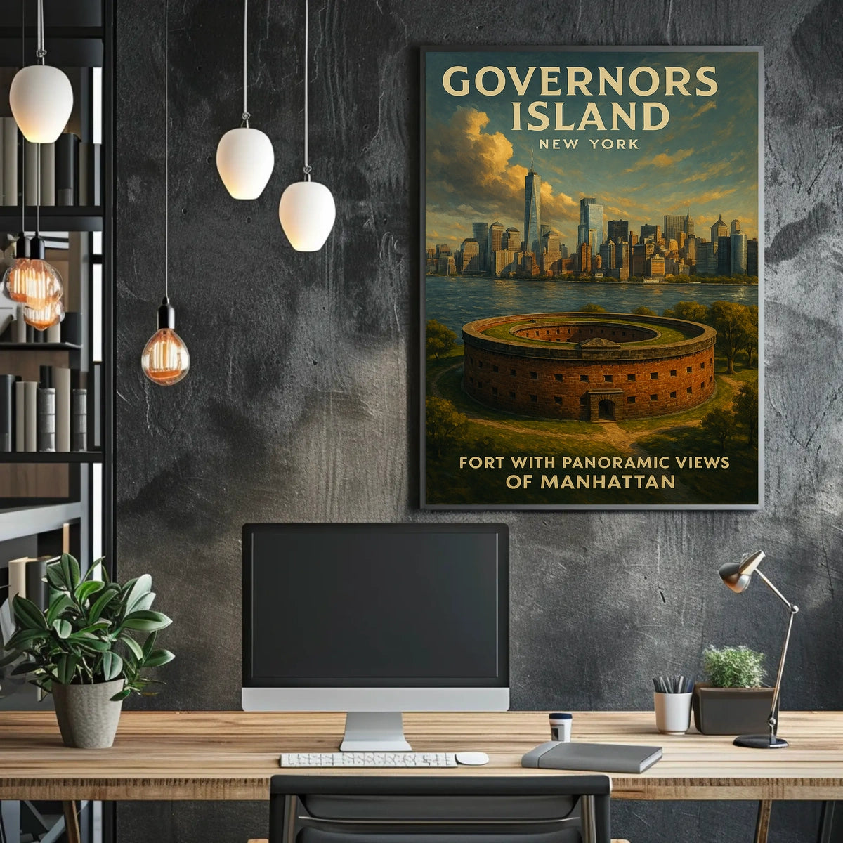 Governors Island New York Poster