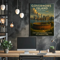 Governors Island New York Poster
