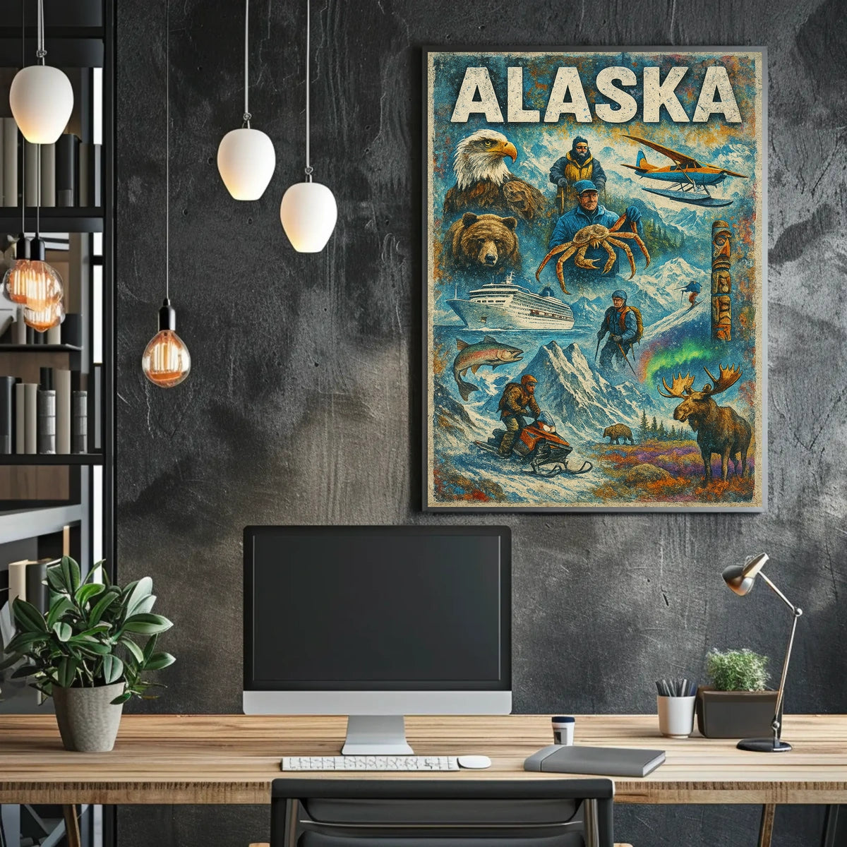 Discover Alaska Poster