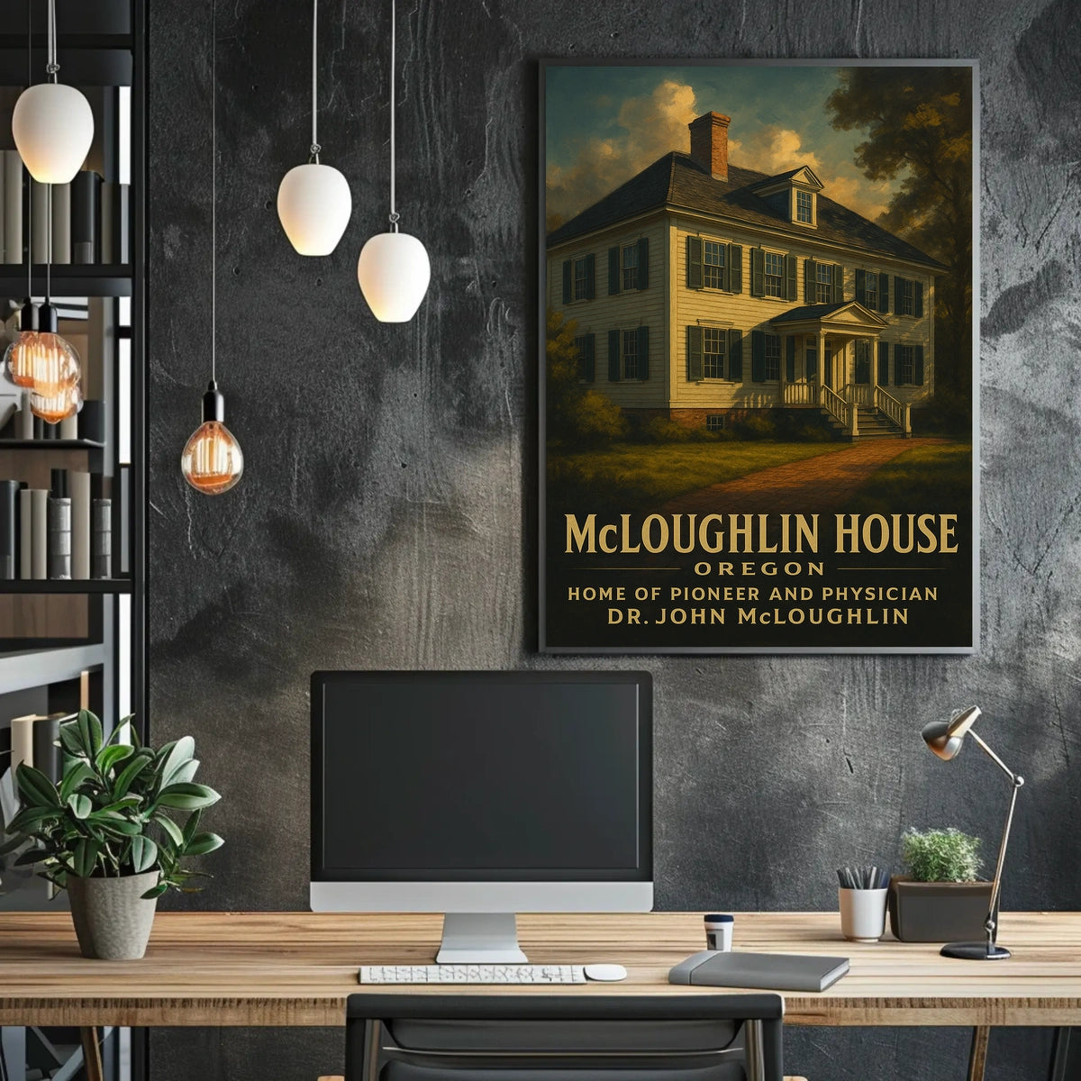 Mcloughlin House Home Of Dr. John Poster