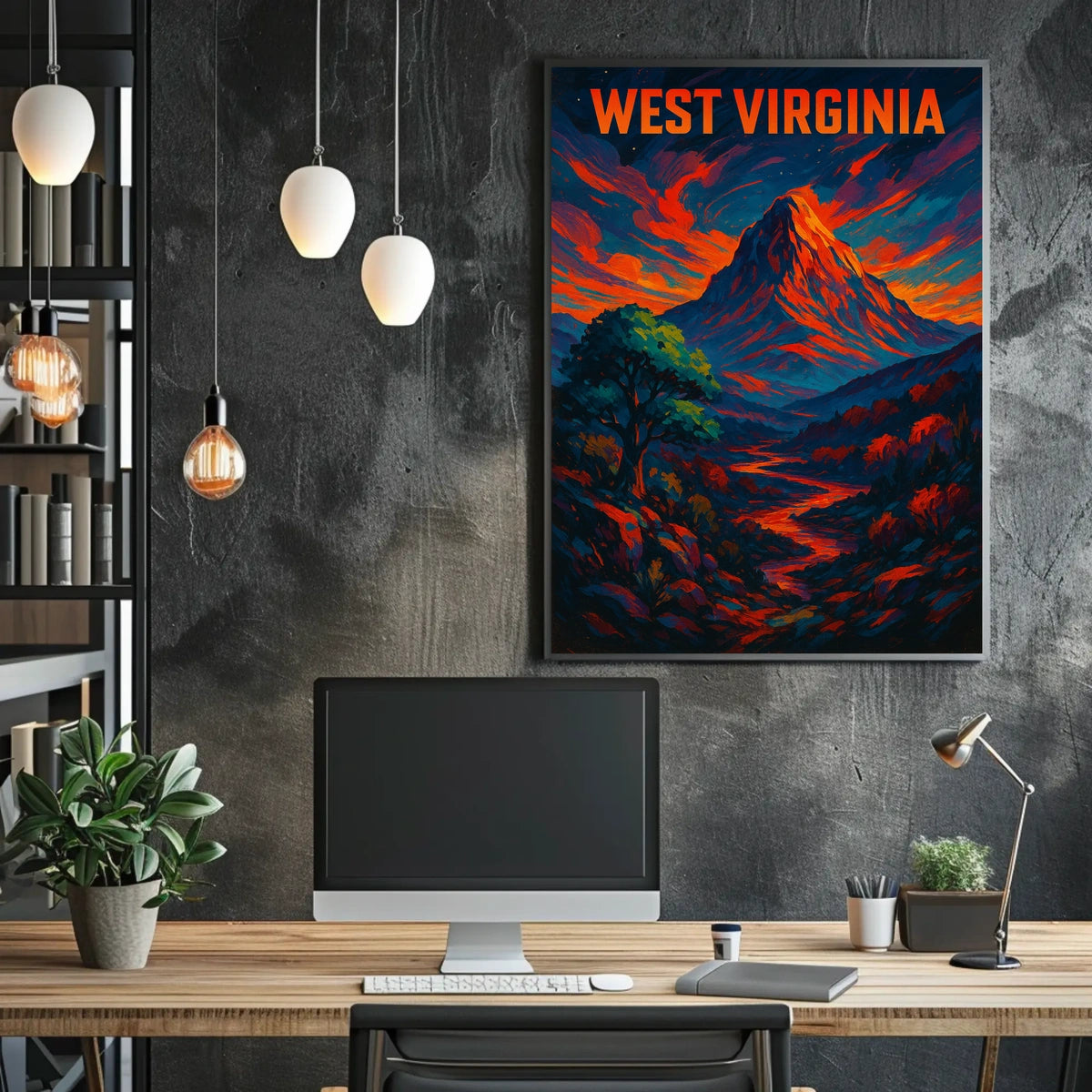 West Virginia Landscape Poster