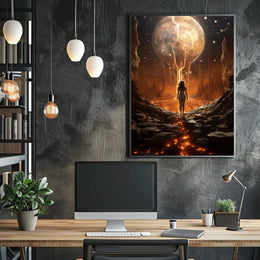 Journey To The Cosmic Realm Poster PosterGoat