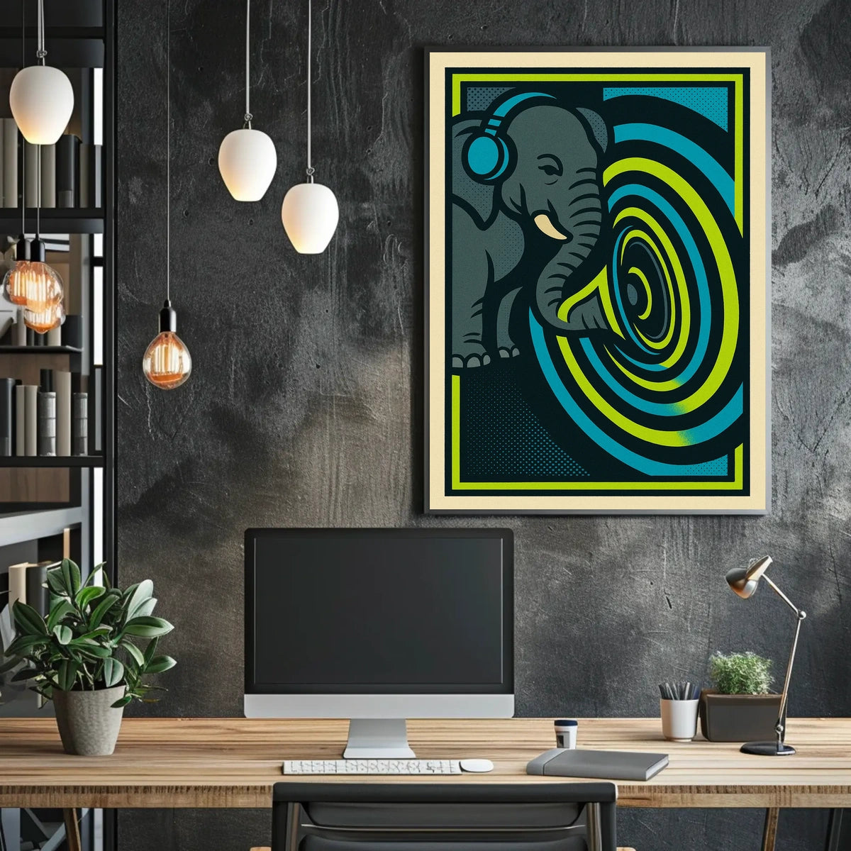 The Musical Elephant Poster