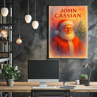 Santa Claus Holiday Cheer Christmas Cultural Poster