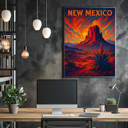 New Mexico Sunset Poster