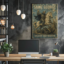 Saint George Soldier And Martyr Poster