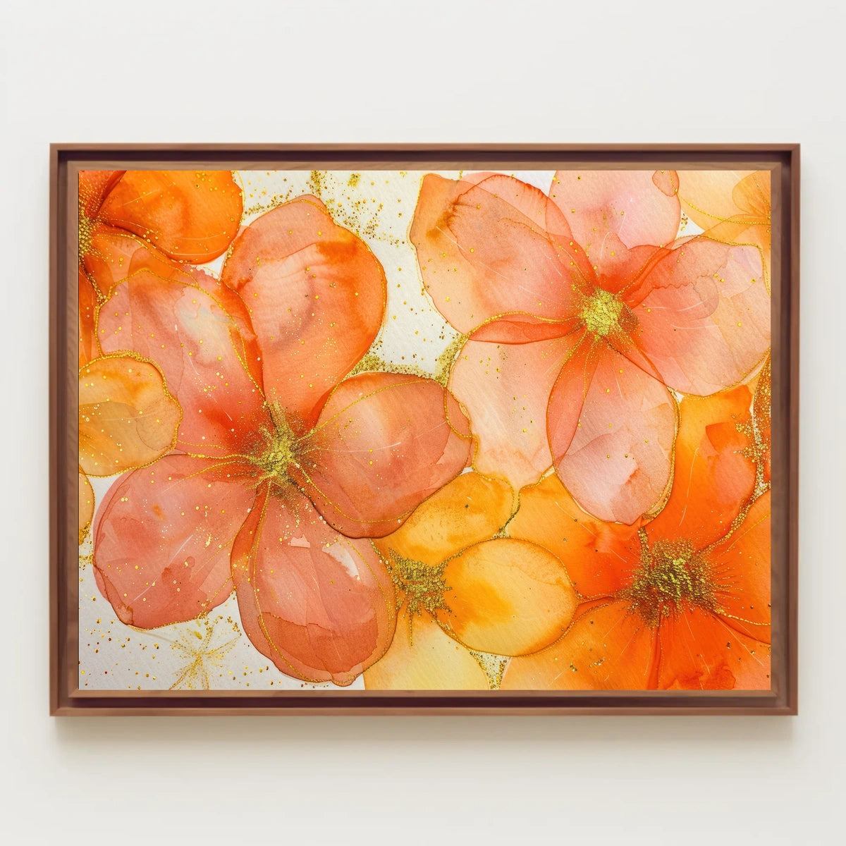 Vibrant Floral Art Poster